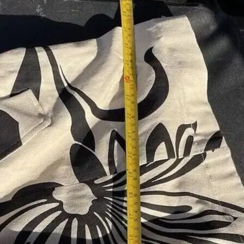 Inc international Concepts Flower Print Trench Coat Womens Sz Large Blend