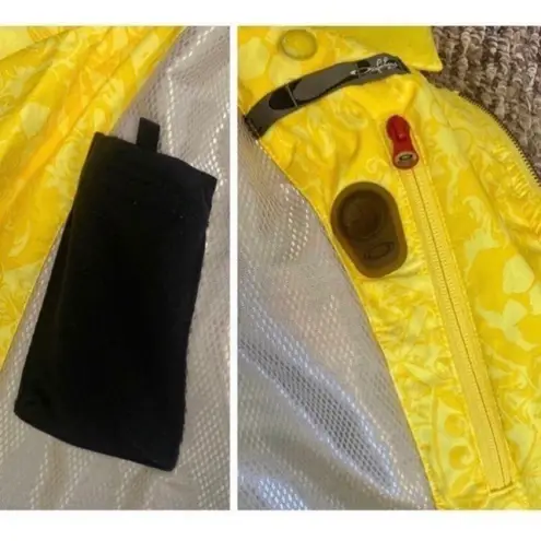 Oakley Yellow Gretchen Bleiler Ski Snowboard Coat Mane Jacket Small Thinsulate