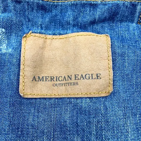 American Eagle  Outfitters Denim Tote Bag Classic Beach Travel School Bookbag