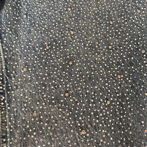 All Saints Light Blue Wide Leg Jeans