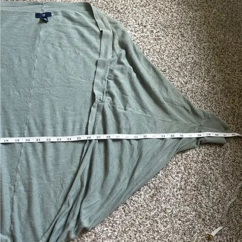 GAP Factory Green Cardigan Sweater Batwing Slouchy Oversized Fit XS Small Casual