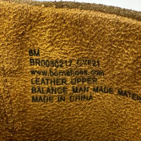 Born BR0036217 Suede Clogs Mules Heels Brown Buckle Size 8M Comfort NEW WITH TAG