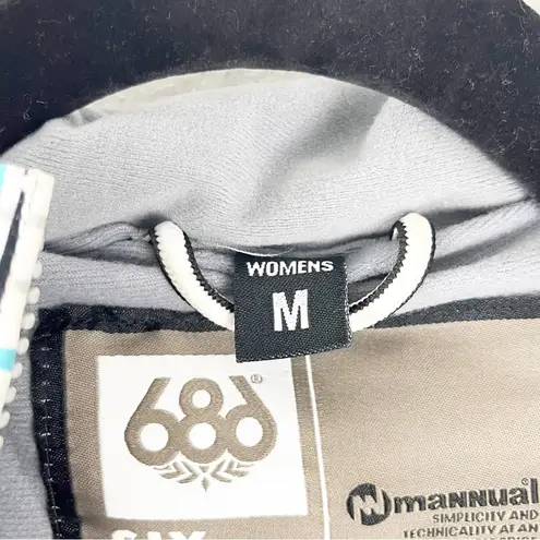 686 Plaid Mannual Echo Interior Exterior Pockets Insulated Ski Jacket Medium