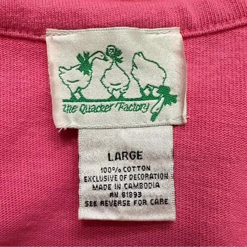 Quacker Factory  Pink Embroidered Floral Cardigan