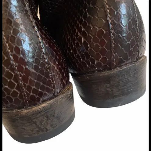 AGL D128502 Wyatt Coal Ankle Boot Brown Size undefined