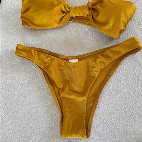 Zimmermann Wylie Halter Bikini orange. Size 0 US 4, $260