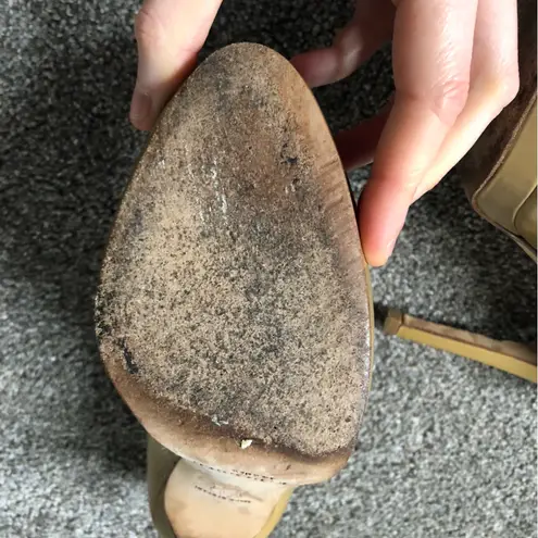 LK Bennett Sledge Platform Pump in Gold or Tan Size 37 EU Shoe or 7 US Shoe