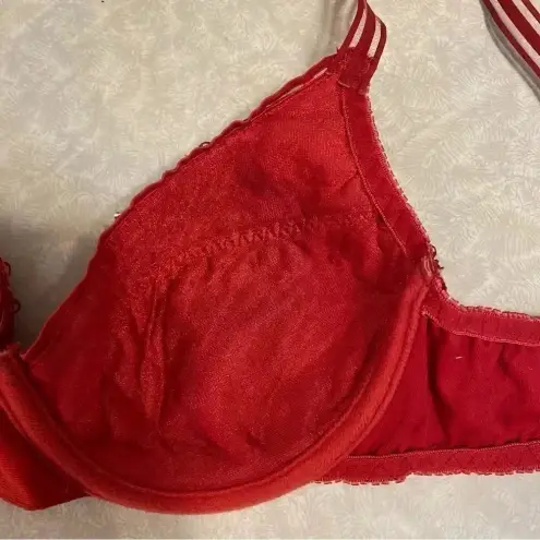 secret treasures Sexy Sequin Red‎ Padded Bra 36B