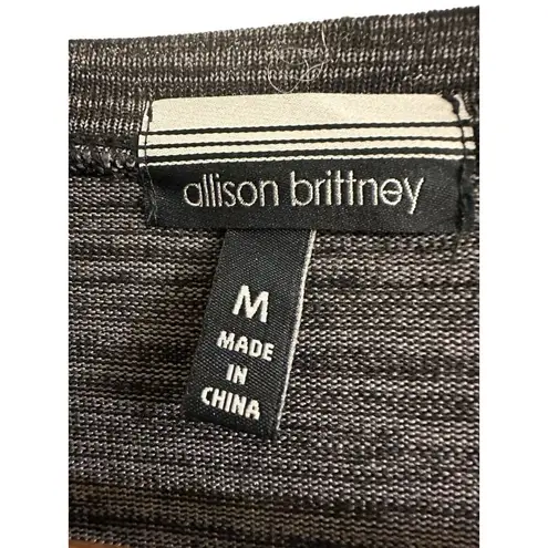 Allison Brittney Women's Cardigan Sweaters Color Gray Size US Med SKU 2290