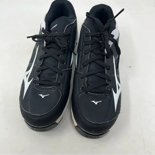 Mizuno  Women's Black Low Metal 9 Spike Swift Switch Baseball Shoes Size 7.5