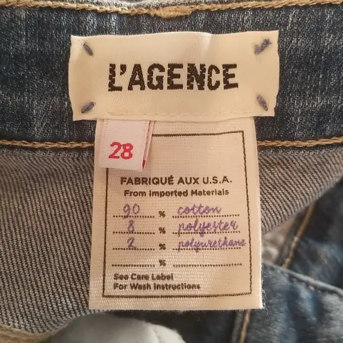 L'Agence ππ Margot High Rise Skinny Jeans ~ Syracuse Blue 28 NWT