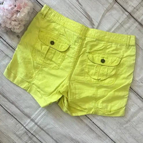 Apt. 9  Neon Green Summer Shorts Size 10