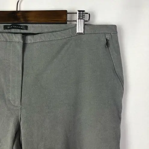 Elie Tahari Gray High Rise Skinny Dress Pants 12