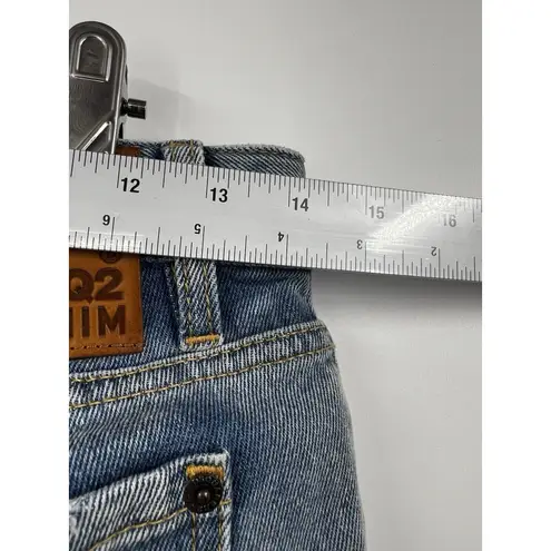 DSQUARED2 Jeans Womens Jennifer Cropped Low Rise Blue Button Fly Size 38 4 6