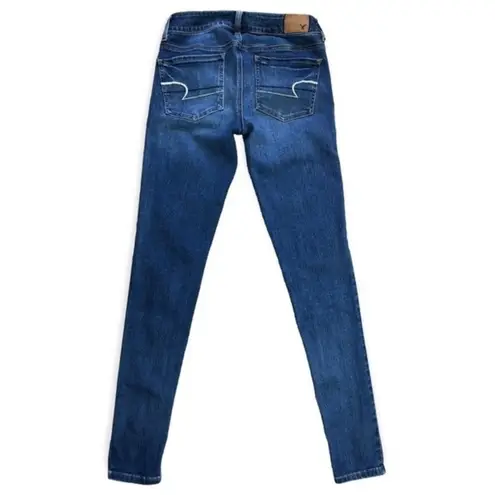 American Eagle  Super Stretch Long Medium Wash Jeggings