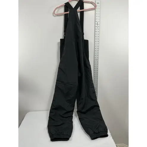 Obermeyer Womans One Piece Snow Pants Bib Size 14 Black Adjustable Straps