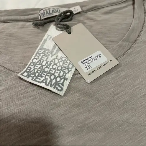 Barefoot Dreams Malibu Collection Women’s Slub Jersey Tee Size L