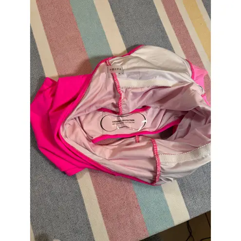 NWOT Hot Pink Ruffle One