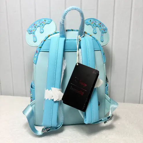 Lounge Fly Disney Minnie Mouse Lollipop Blue Sprinkle Ears Mini Backpack - New