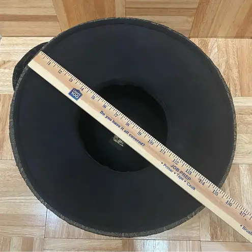 Vintage CHAMPAGNE Italy Brocade Sequin Bow Women’s Hat