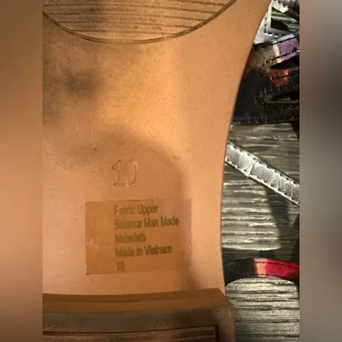 Kelly & Katie Watercolor Sandals Size Women's 10 Like New