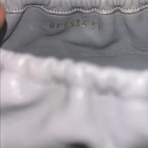 Fendi  Filo Leather Ballerina Blue Flat