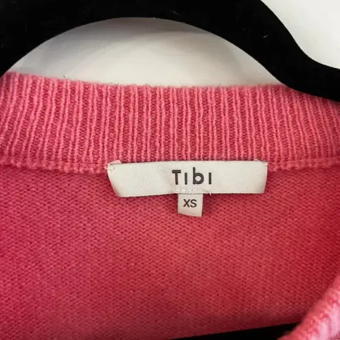 Tibi  Cutout Lambswool Sweater Size XS Color Pink