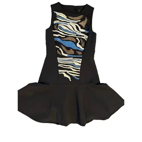 Tibi Baja Embroidered Cutout Dress- Size 4