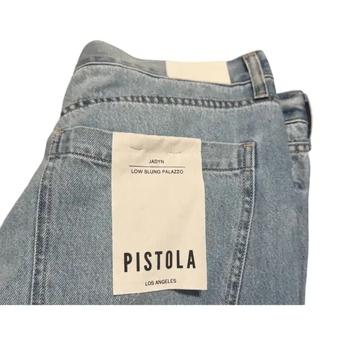 Pistola Jadyn Low-Slung Palazzo Jeans – Size 32 – New With Tags-Light Blue Wash