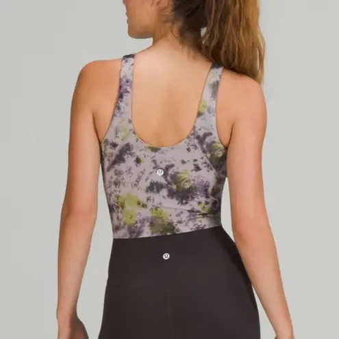 Lululemon  Align High-Neck Tank Top Radial Tie Dye Mauve Grey Multi