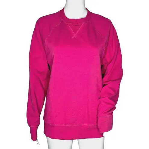 J. Crew Shirt Womens Small Pink Sweatshirt Crewneck Jumper Casual Colorful Bold