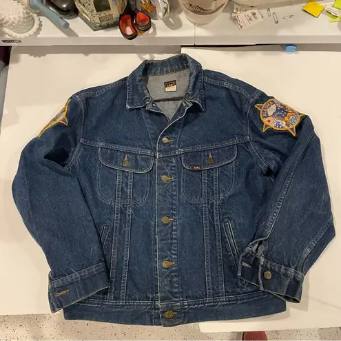 Riders By Lee Vintage 70’s-80’s Lee Riders denim Alaska cop police biker jacket rough guy