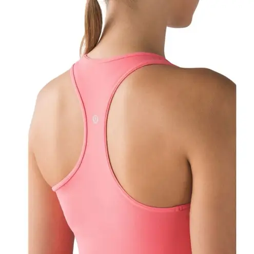 Lululemon  Women‎ 2 Cool Racerback Pink Lemonade Stretchy Tank Top Hot Pink