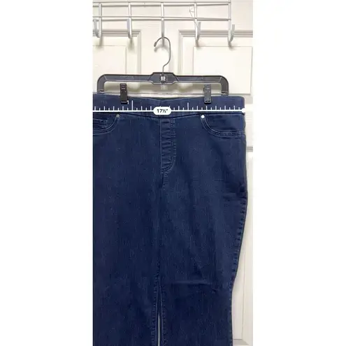 kim rogers  Jeans‎ Women's Size 16 Pull On Tummy Control Stretch Denim Blue ACL-C