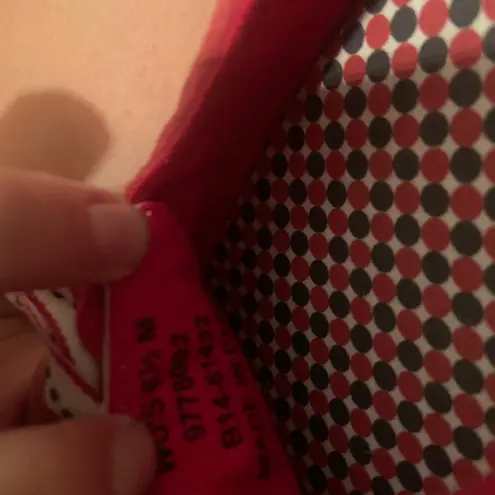 Sperry  flats spring red blue classic bow women’s casual nwt