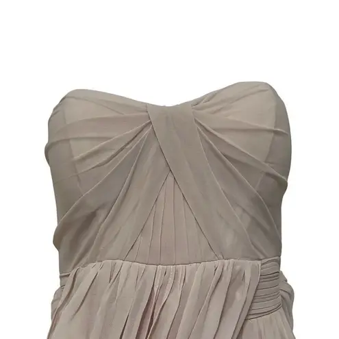 Birdy Grey Birdie Grey XS Grace Bridesmaid Maxi Dress Gown Blush Convertible Formal NWT