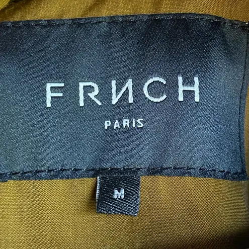 FRNCH Women's Collared Long Sleeve Button Down Maxi Dress Size M