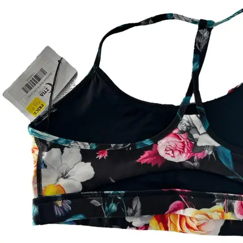 Zyia *runs small* Active Dark Floral Mesh Sporta Bra NWT size XXXL fits like XL