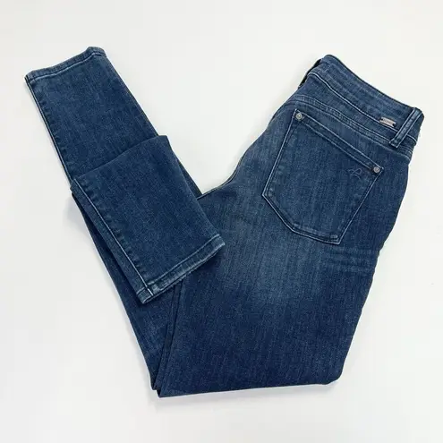 DL1961 Womens Jeans Size 26 Emma Power Leggings Barbwire Distressed Low Rise Y2K