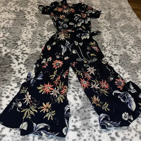 Ann Taylor  Floral Jumpsuit