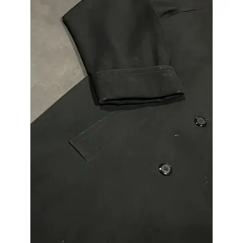 Gallery Black Trench Coat - EUC - Size 10. 200