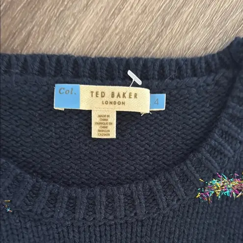 Ted Baker  Navy Crew Neck Sweater
