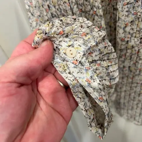 Bishop and Young  Cropped Button Down High Low Shirt size‎ Large