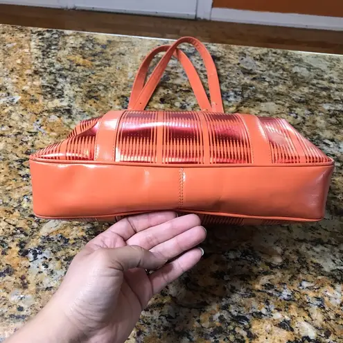 Fendi  Vintage Metallic Terracotta Tote Bag