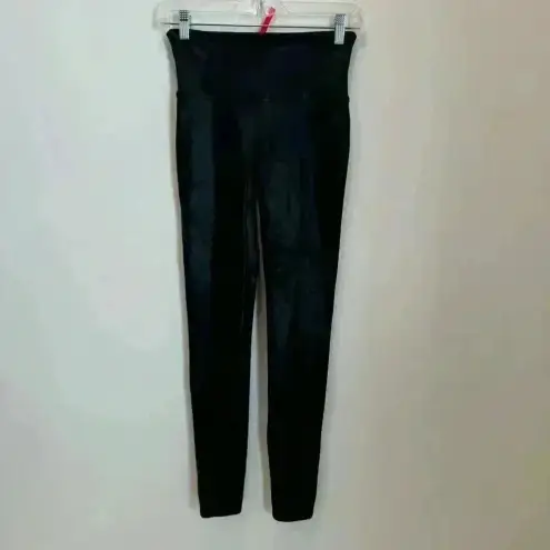 Spanx  Faux Leather Black Leggings Women’s Size M