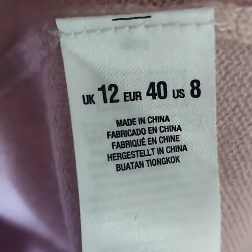 Miss Selfridge Ballerina Pink Bell Sleeves Tie Back Sweater