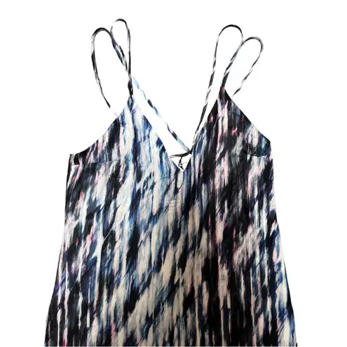 New Dolce Vita Rainbow Sand Printed VNeck XS Cropped Romper Black