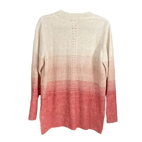 Fat Face Women's Pink Blush Ombre Stripe Sweater Size 10