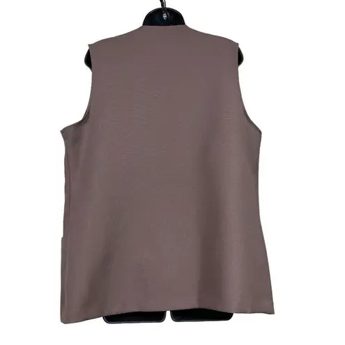 Vintage Nikki Oversized Fashion Vest Women’s Size 15/16 (XL) Brown