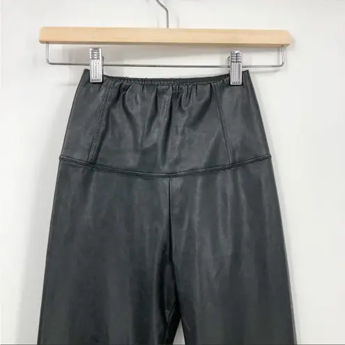Wilfred Free Daria Pant High-Waisted Black Vegan Leather Leggings Extra Small